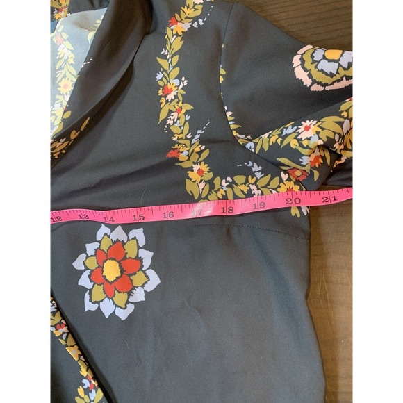 ModCloth Blouse Women's Large Tie-Neck Top Office Business Church Recycled READ - Picture 10 of 14